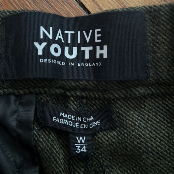 NWT native youth  dark gray pants size: 34 - Picture 4 of 8